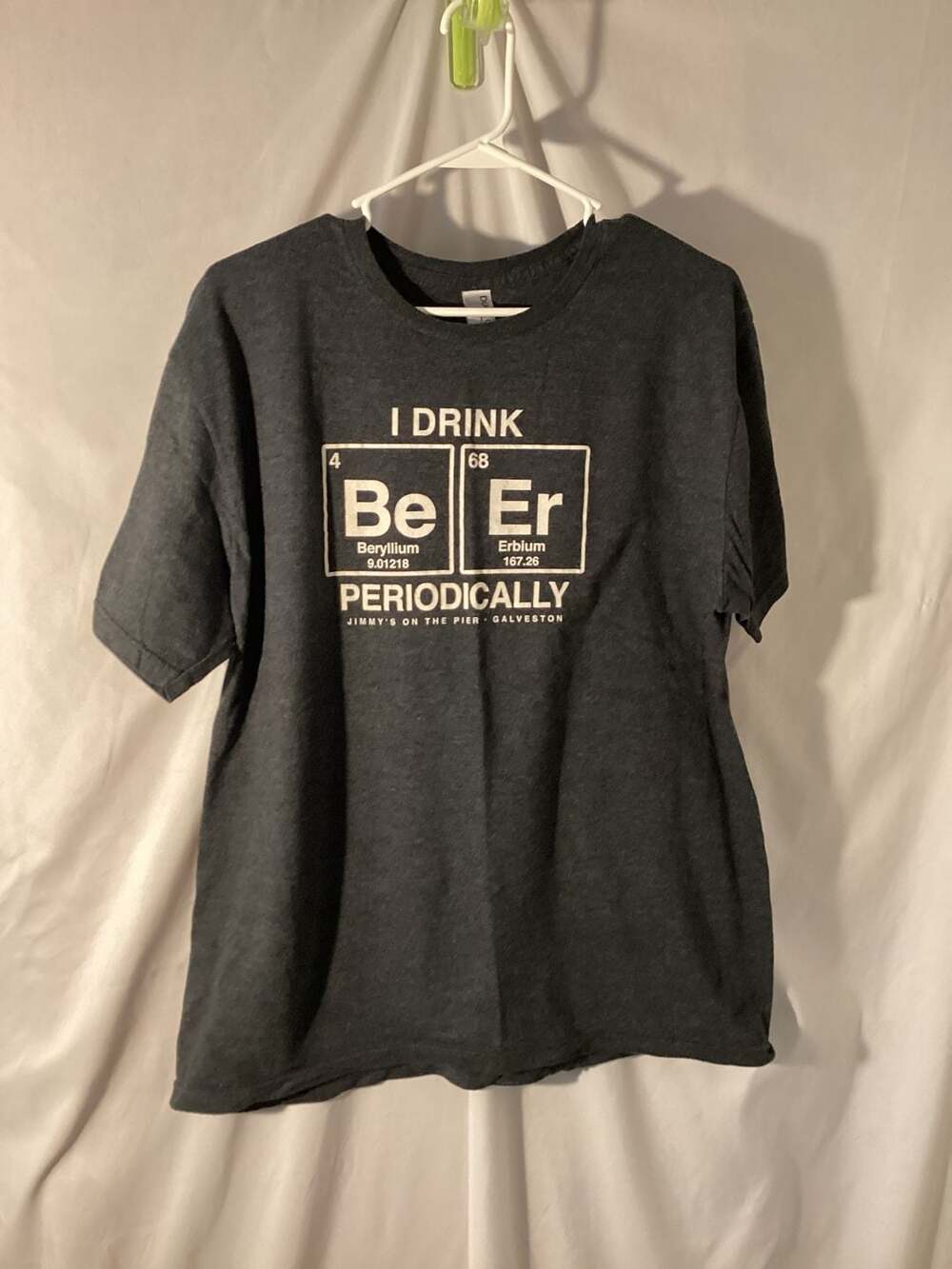 Duck Co. I Drink Beer Periodically Jimmy's on the Pier Galveston T-Shirt
